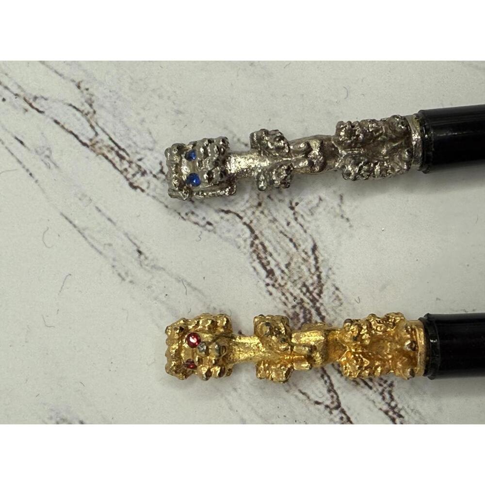 1950s Vintage Purse Mini Poodle Pen Set w/Case - Picture 2 of 8